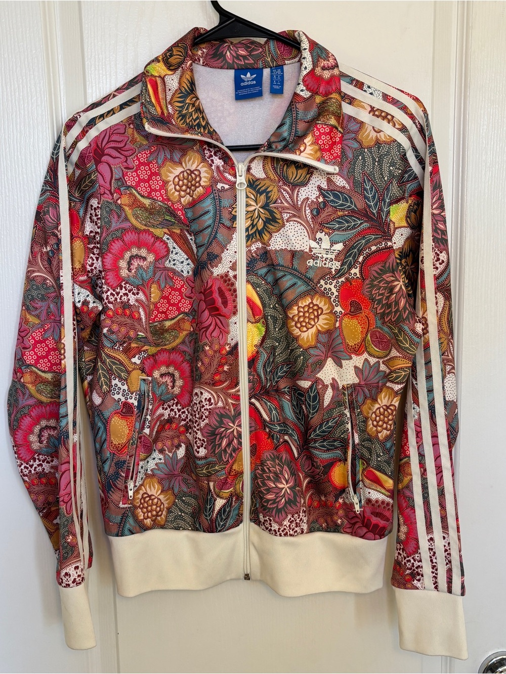 adidas Floral Print Track Jacket